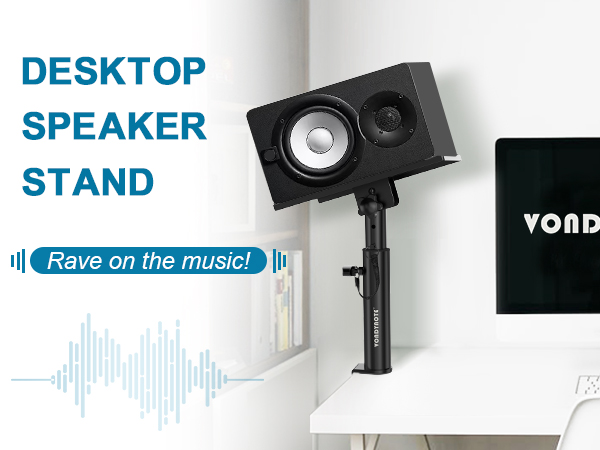 desk speaker stand