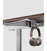 Karanava Mount for PS5 Under Desk with Controller Headset Holder - All-in-One Space-Saving Stand ...