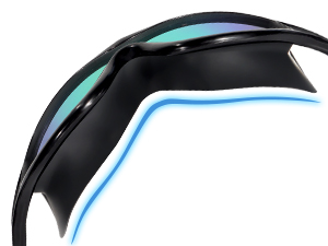 Unique curves for waterproof with comfy fit.