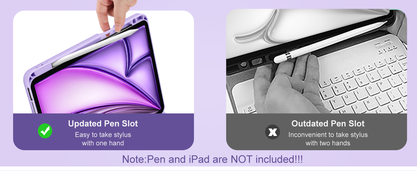 ipad air 11 inch case with pencil holder