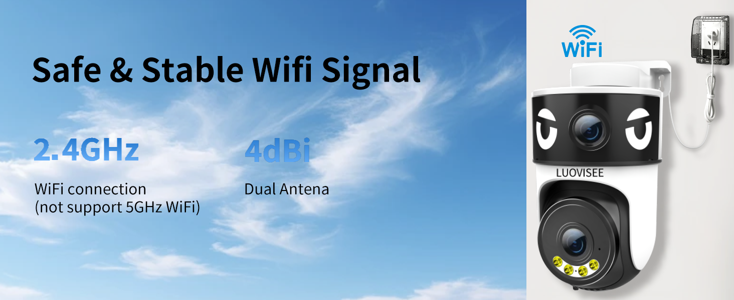 2.4GHz Wi-Fi only