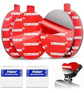 TZWXHDM Adhesive Double Sided Tape for Suction Cup Mount, 4Pcs Round 2.84" Heat Resistant Mountin...