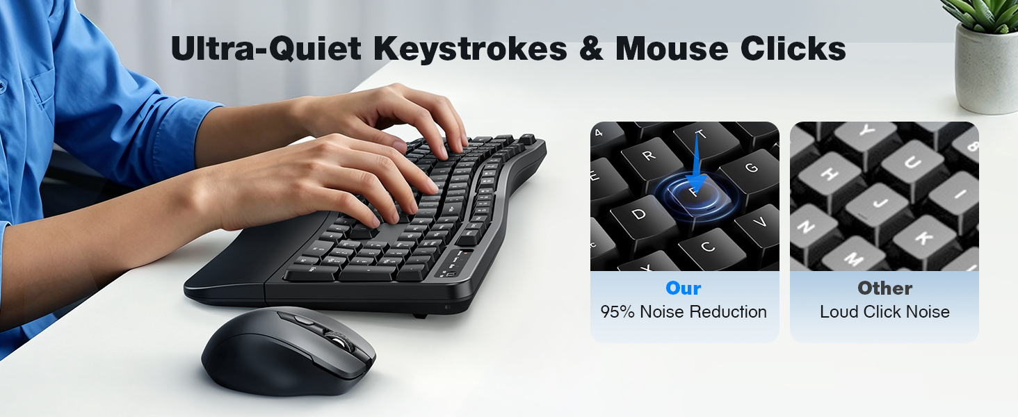 quiet keyboard and mouse