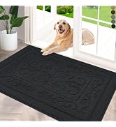 FONEYI Indoor Doormat, Front Back Door Mat 24"x36" Washable, Rubber Backing Non Slip Door Mats, L...