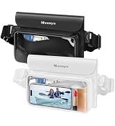 Niveaya IP68 Waterproof Fanny Pack - 2 Pack, Floating Dry Bag Pouch, Phone Waterproof Waist Pouch...