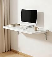 vie poetique Folding Tables Space Efficient Wall Mounted Fold Out Table, The Preferred Choice for...