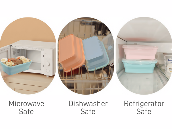 collapsible bowls containersr collapsible silicone food storage containe