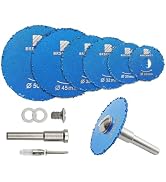 BRSCHNITT Carbide Tipped Wood Cutting/Carving Disc Set 22/25/32/35/45/50MM for Cutting Wood (with...