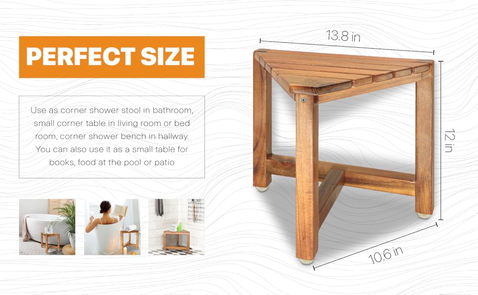 Corner Shower Stool
