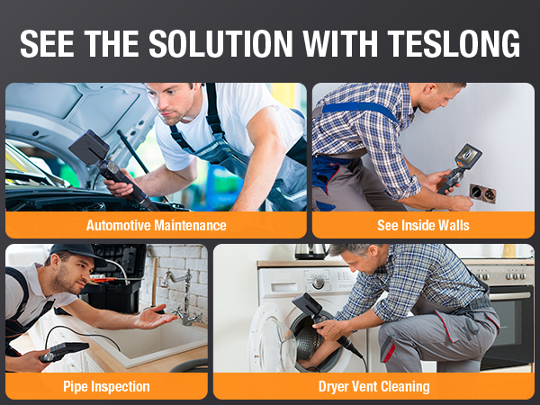 flexible articulating borescope flex endoscope semi rigid snake inspection scope camera