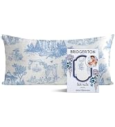 Bridgerton x Kitsch Satin Pillowcase with Zipper for Hair & Skin - Softer Than Silk Pillow Cases,...