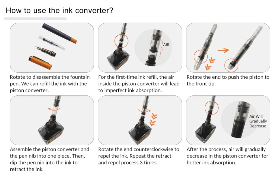 fountain pen ink converter