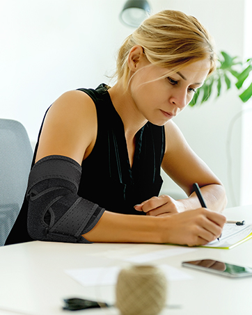 elbow brace for work