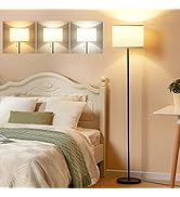 Ambimall Floor Lamp for Bedroom, 3 Color Temperature LED Floor Lamp with Pull Chain Switch, Moder...