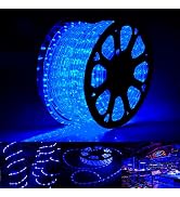 100ft LED Rope Lights Outdoor, 720 LED Connectable and Flexible Tube Lights with 8 Modes, Waterpr...