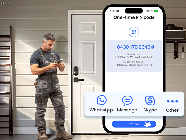 Veise Fingerprint Smart Door Lock