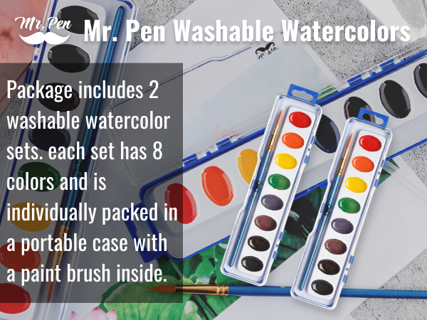 Mr. Pen- Washable Watercolors