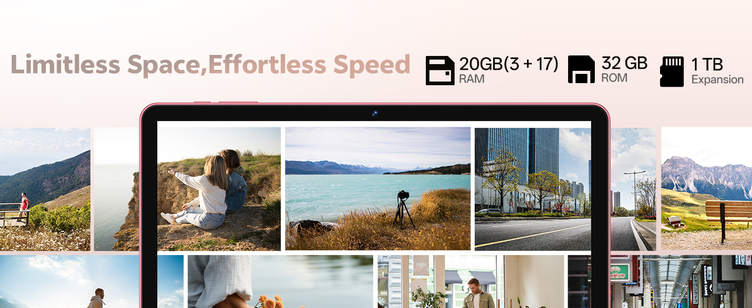 20GB RAM+32GB ROM+1TB Expandable tablet