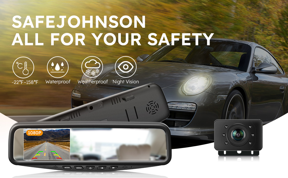 Safejohnson backup camera system