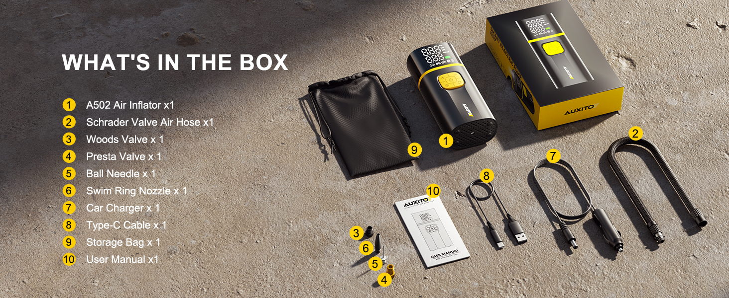 tire inflator portable air compressor