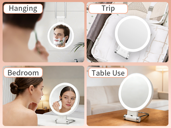 compact make mirror