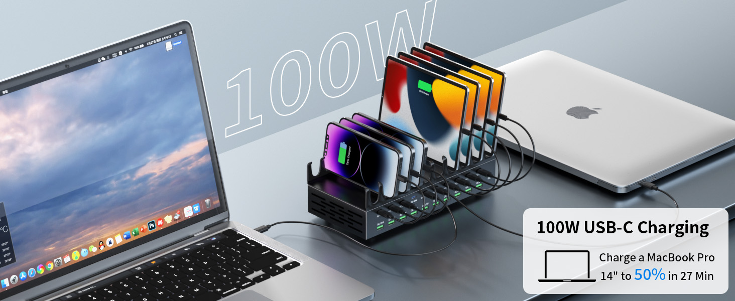 ipad charging station