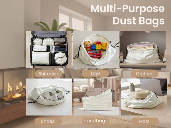 satin dust bags