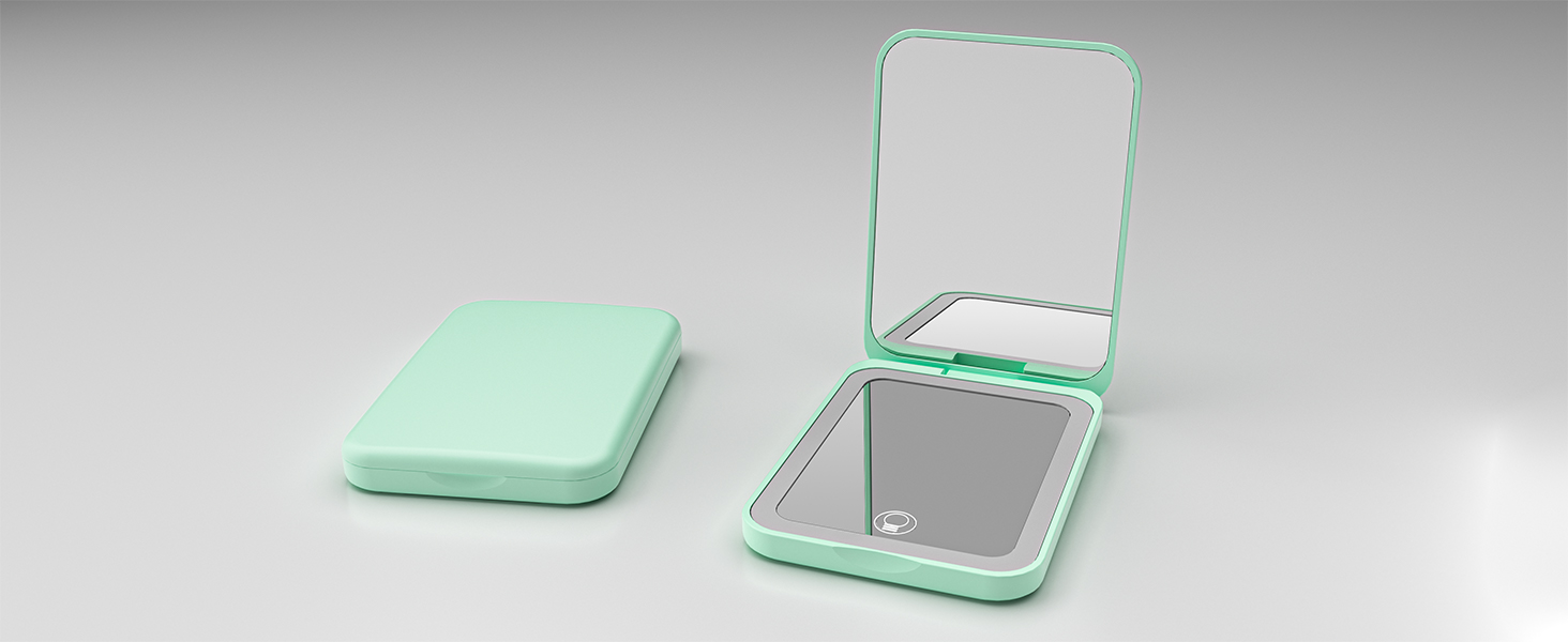 1x/3x magnification led compact travel