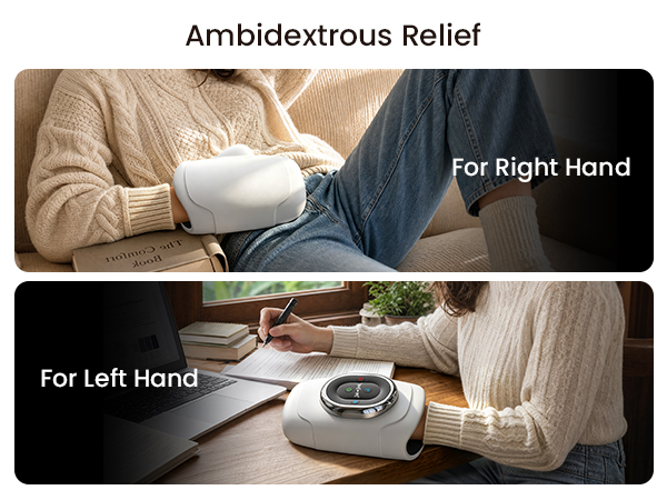 professional hand massager for arthritis and carpal tunnel with heat and compression UL certified