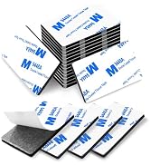 Moeey Double Sided Adhesive Pads,Heavy Duty Mounting Tape,48Pcs 3mm Thickness Pre-Cut Foam Tape,S...