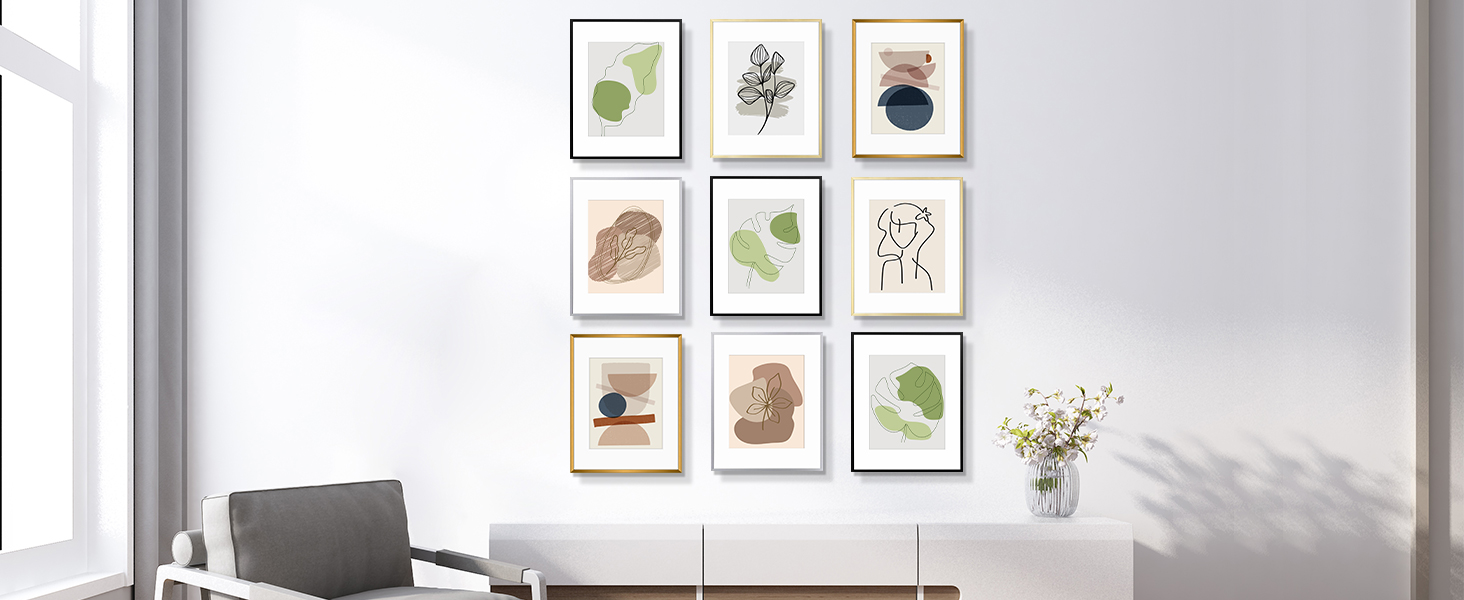 11x14 gallery wall frame set of 9