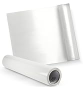 Self Laminating Film Anti-UV Vinyl (12”x30ft Glossy): Clear Vinyl Roll Laminating Paper - Self Ad...
