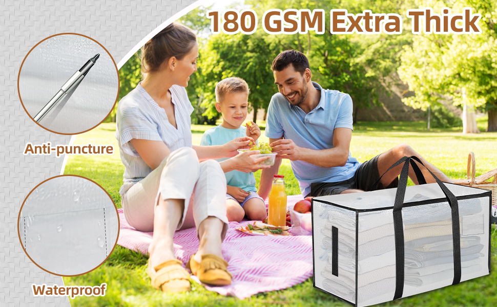 180 GSM Extra Thick, Anti-puncture, waterproof