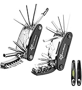 ROCKBROS Bike Repair Kits 16 In 1 Multi-Function Bike Tool Kits Portable Foldable Bike Multitool ...