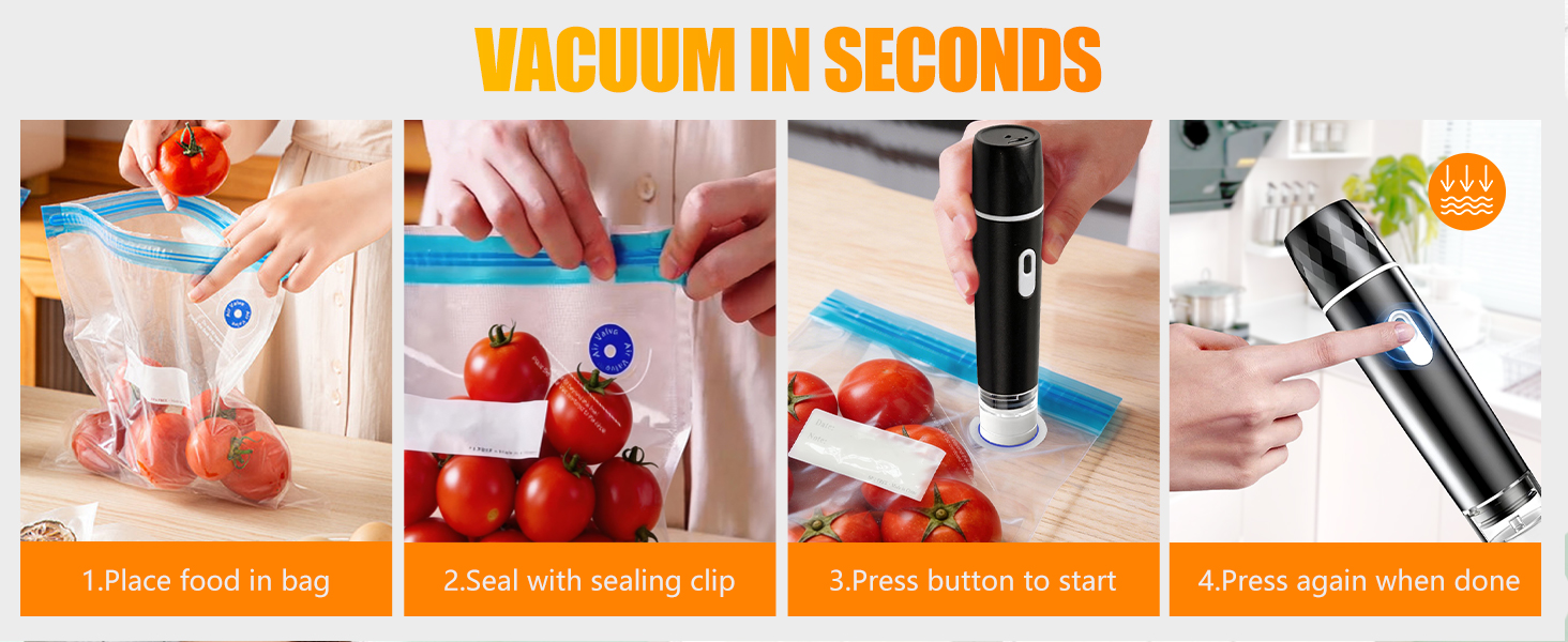 handheld vacuum sealer for food