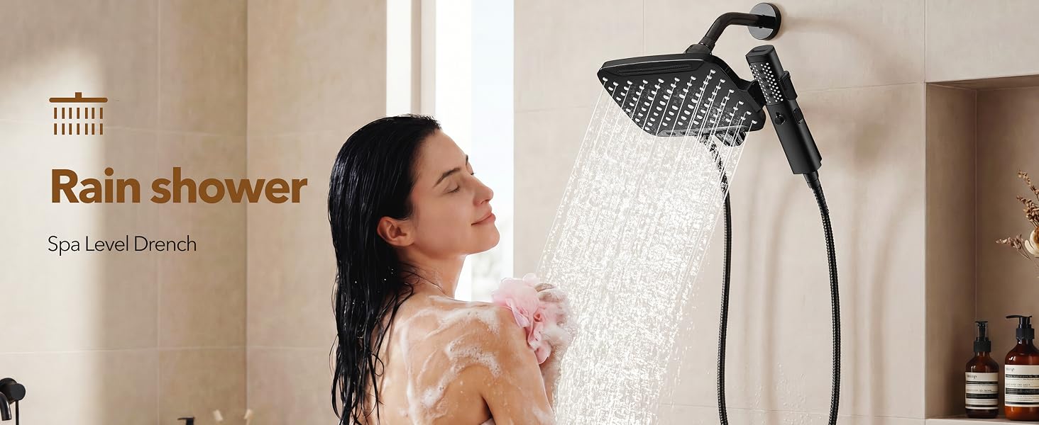 rainfall shower head