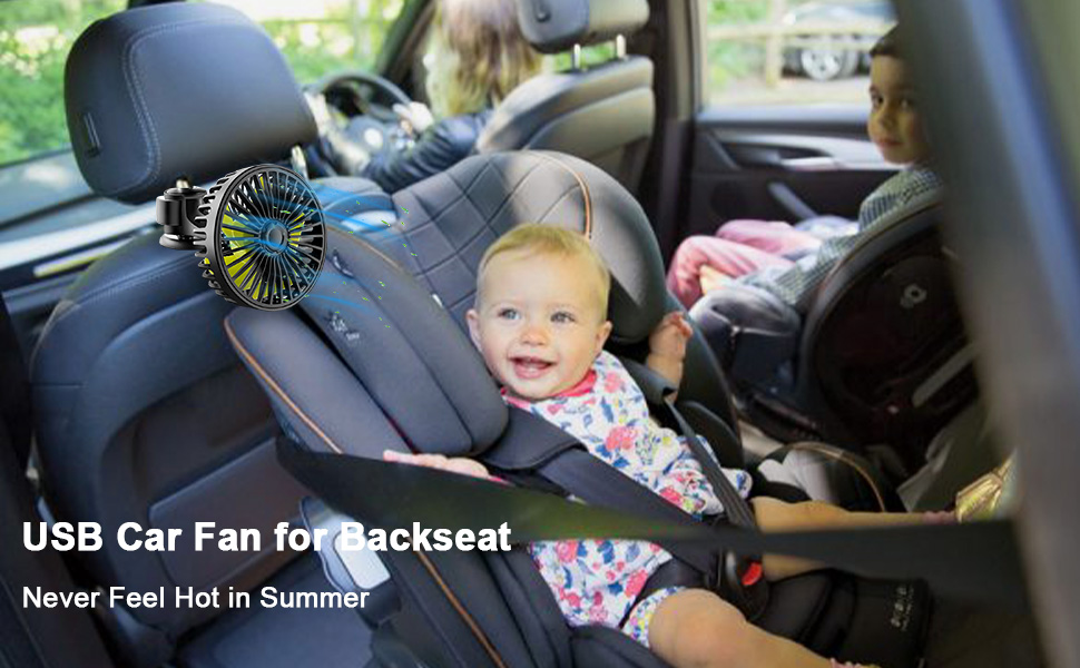 car fan usb fan for car vehicle fan