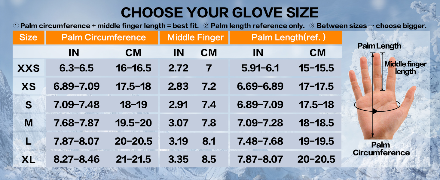 fewtur winter gloves men