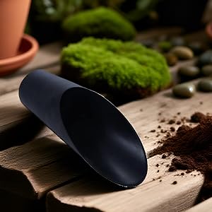 Black Bonsai Soil Scoops
