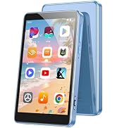 AGPTEK 96GB MP3 Player with Bluetooth and WiFi, T08X 4'' Android 14 MP4 Music Player with Spotify...