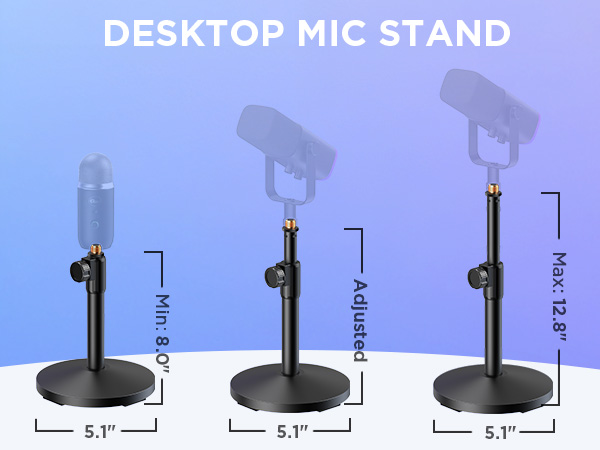 desktop mic stand