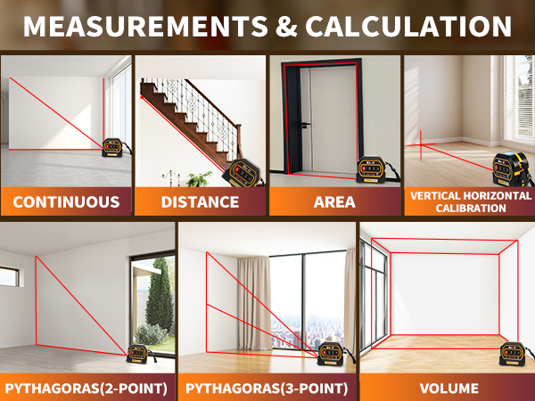 measuring tape with laser