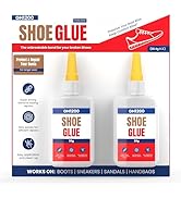 GH 1200 30gx2 Pack Shoe Glue Heavy Duty, Clear Drying & Strong Shoe Repair Glue, Non Stiff Repair...