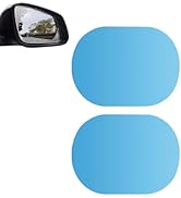 CouTunp 2PCS Car Rear View Mirror Waterproof Film, HD Nano Clear Side Mirror Rain Guard, Anti Fog...