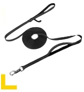 Fida Long Leash for Dogs with Traffic Handle,30ft 50ft Long Dog Leash Reflective Puppy Obedience ...