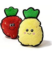 Durable Plush Dog Toys, 2 Pack Pet Squeaky Chew Toys, Double Layer Reinforced Interactive Pet Toy...