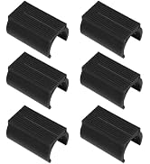 U Shaped Floor Glides: 25Pcs 19mm Plastic Chair Foot U Shaped Floor Glides Tubing Caps Cover Chai...