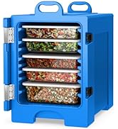 ARLIME Hot Box Food Warmer 81 QT, Front-Loading Insulated Food Pan Carrier for 5 Full-Size Pans, ...