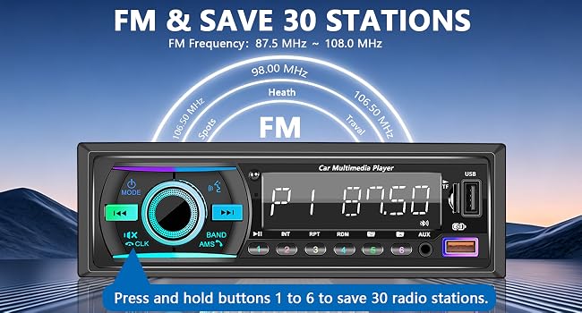 single din radio