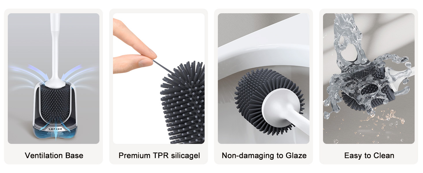 toilet bowl brush silicone